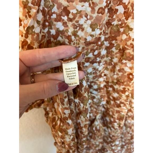 Christy Dawn The Daisy Dress In Terracotta Meadow - Picture 9 of 11